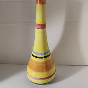 Secla Vintage Hand painted Ceramic Vase